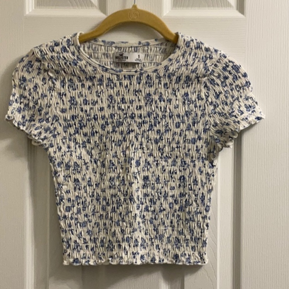 Hollister baby doll top short sleeve